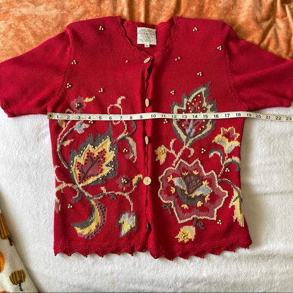 Vintage Hand Embroidered Susan Bristol Cardigan - Picture 12 of 14